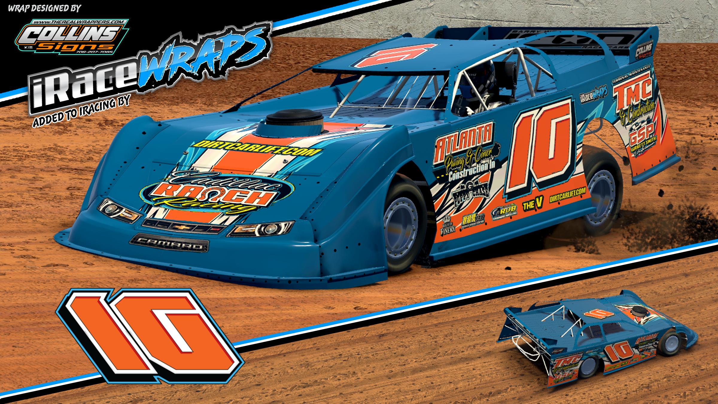 Garrett Smith Dirt Late Model From IRaceWraps By Michael E Trading