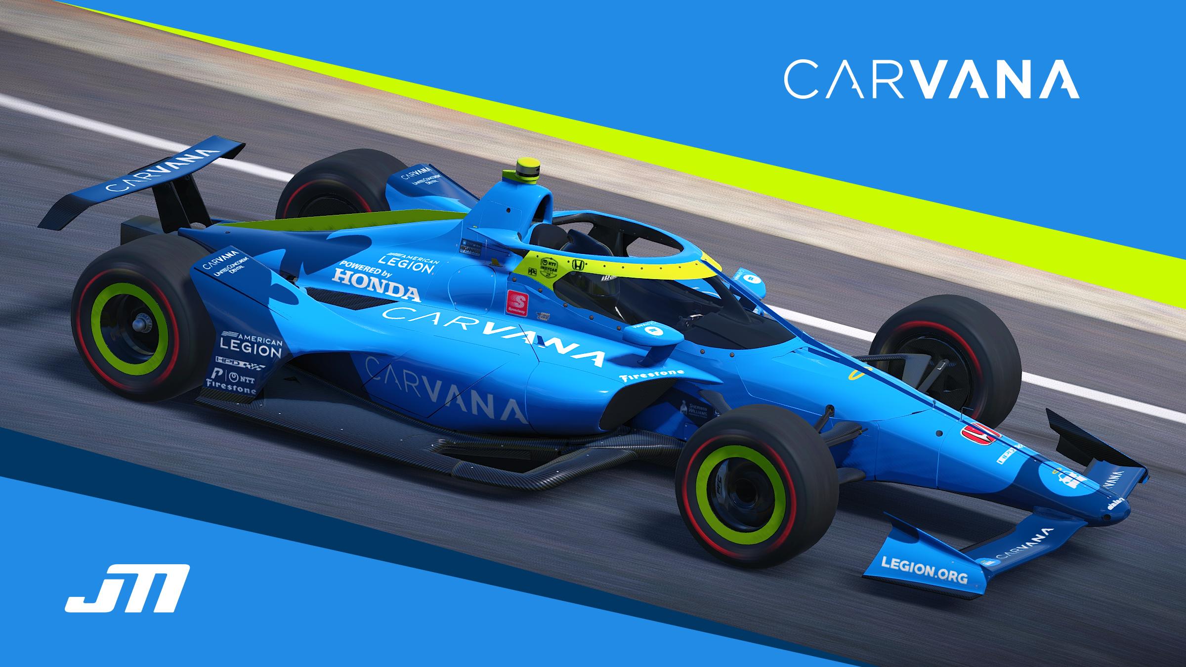 2022 Jimmie Johnson Carvana Indy 500 IndyCar By Jeff McKeand Trading