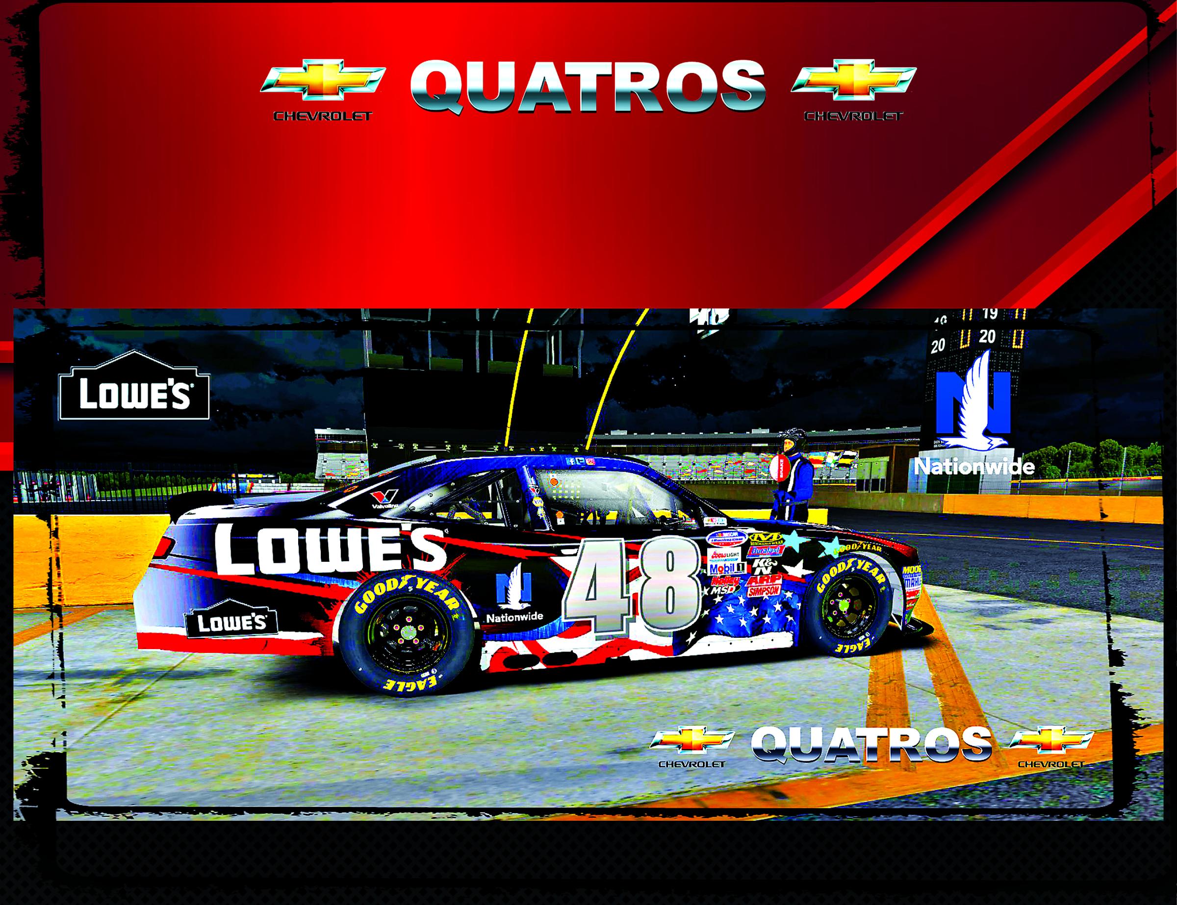 Lowes (Patriotic Allstar 2017) Xfinity Chevy Camaro Custom ...