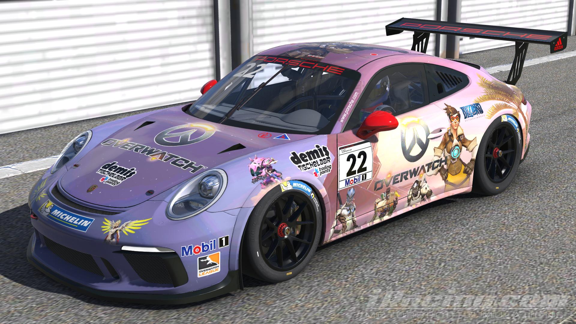 Porsche Cup Overwatch By Demis Tigchelaar Trading Paints