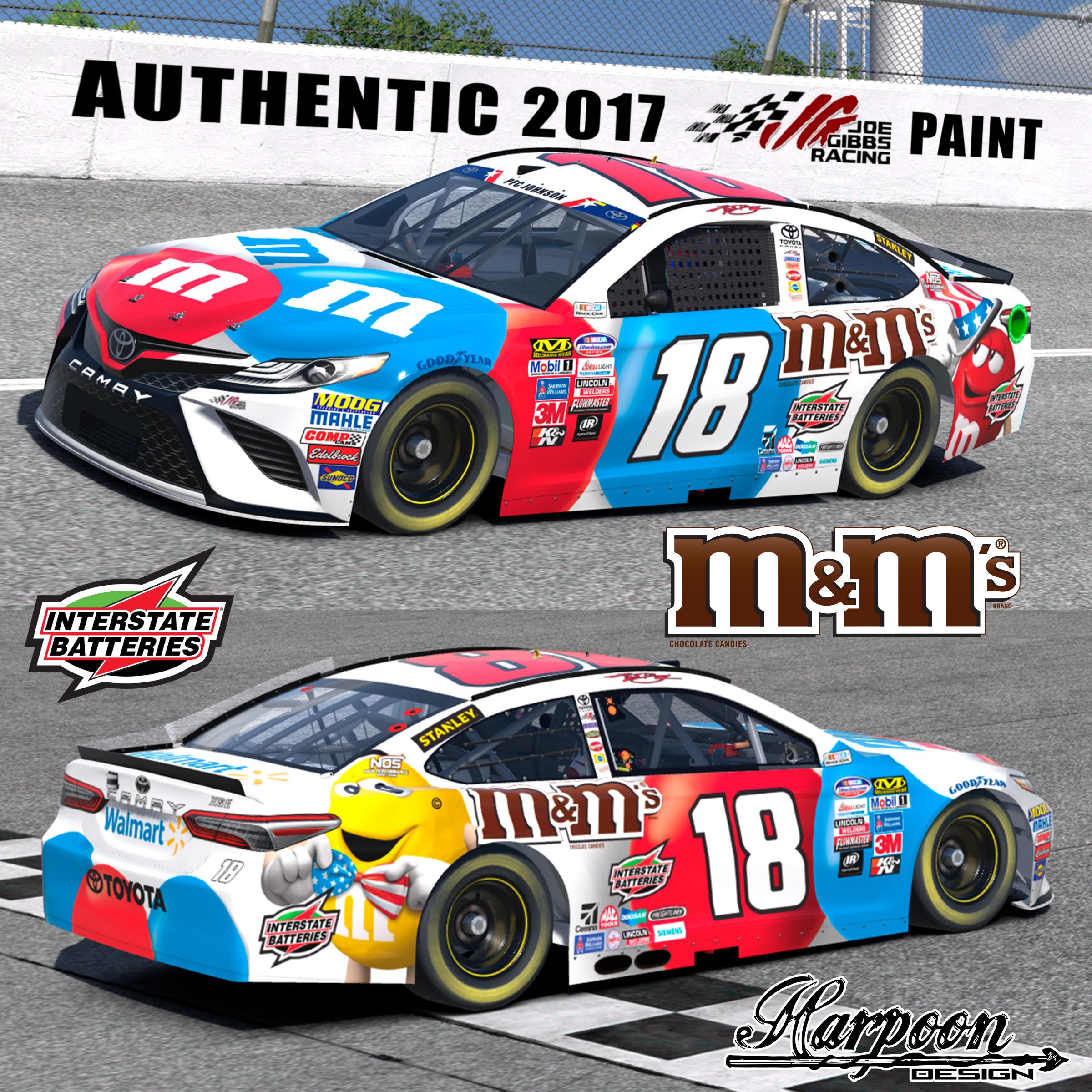 2017 Authentic JGR Kyle Busch M&M RWB by Brantley Roden ...