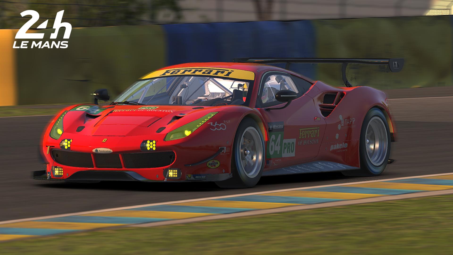 Ferrari 488 GTE Risi Competizione 24 Hours of Lemans 2016 by Coen ...