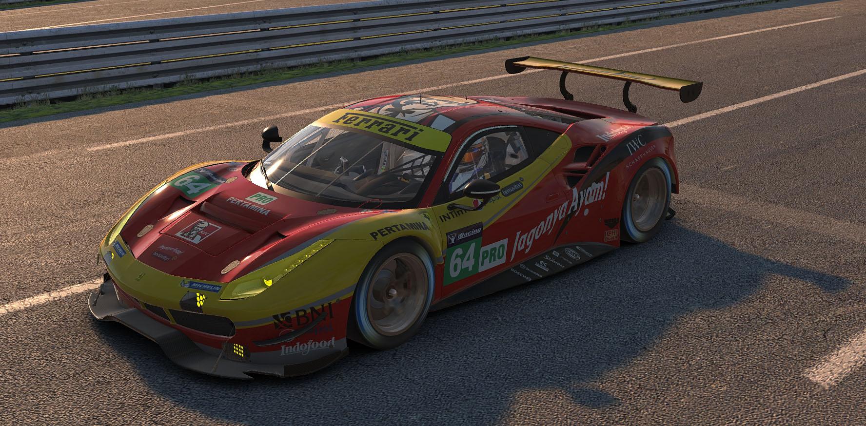 Jagonya Ayam Ferrari 488 GTE by Matthew Trotman - Trading Paints