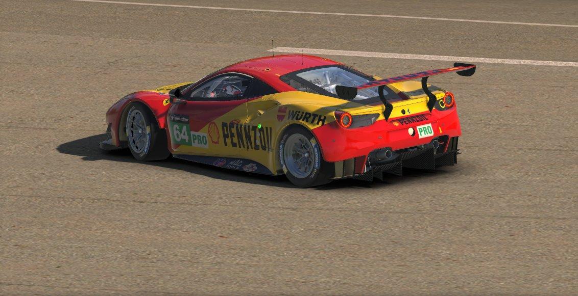 Pennzoil Ferrari 488 GTE 1 by Joey R. - Trading Paints