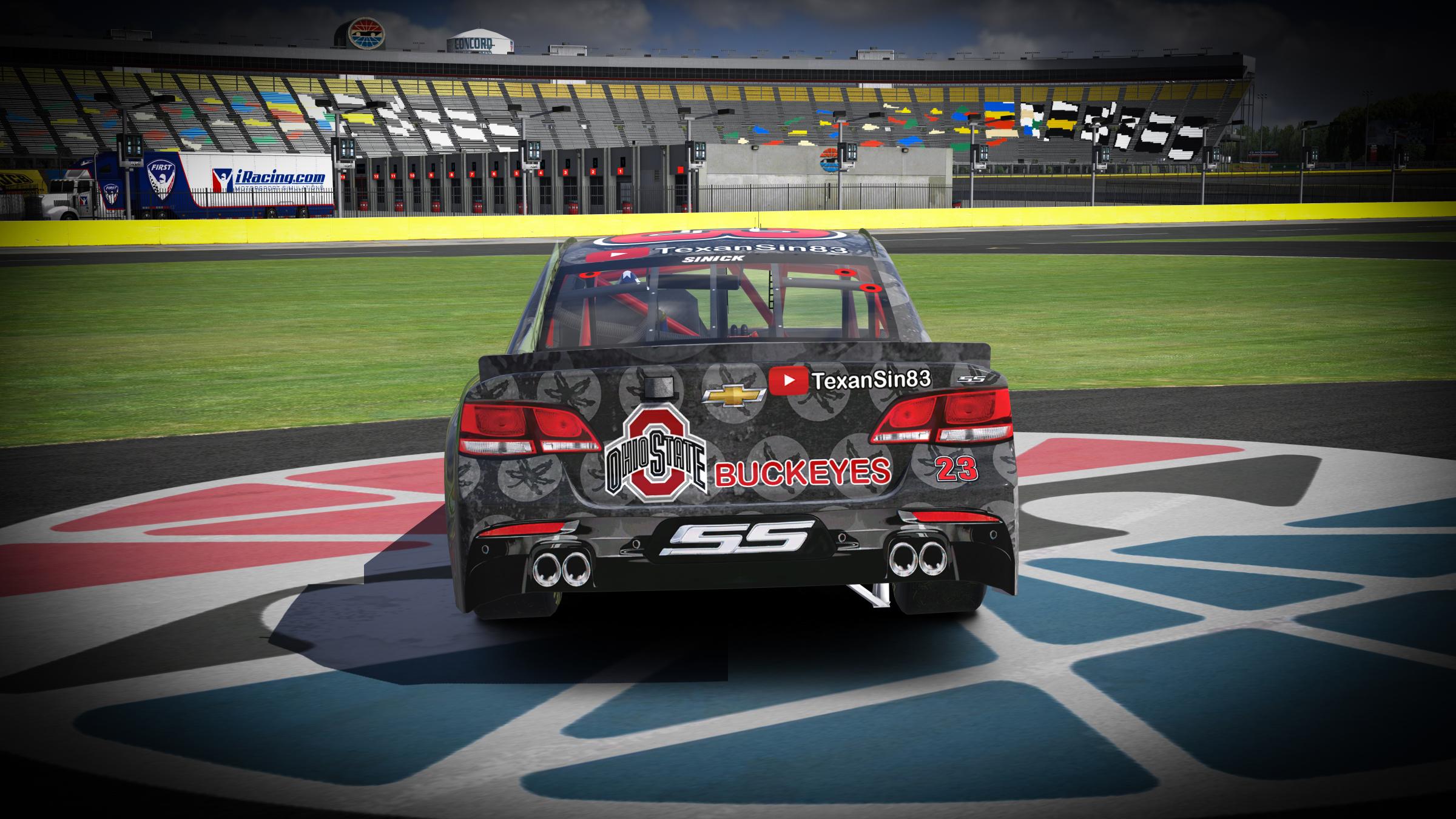 NASCAR Monster Energy Cup Chevrolet SS - Ohio State - Grey ...