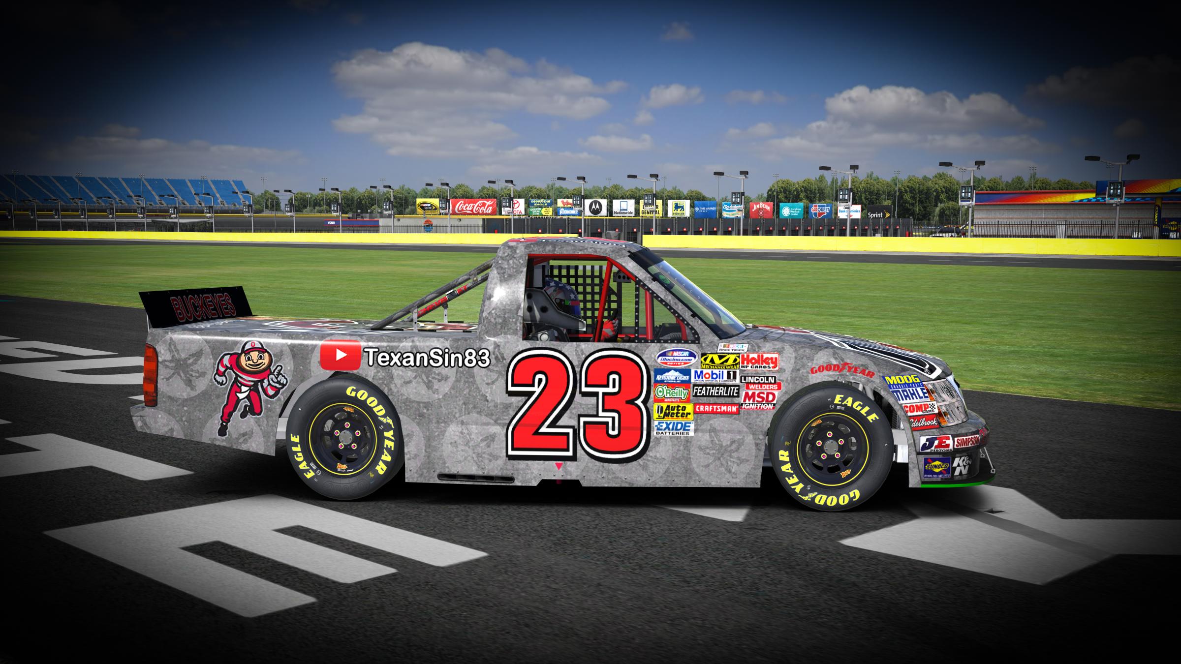 NASCAR Truck Series Chevrolet Silverado circa 2013 - Ohio State - Grey ...