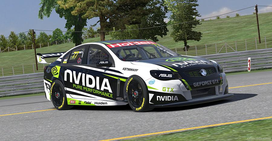 Nvidia Holden V8 Supercar - White by Andrew Osiris - Trading Paints