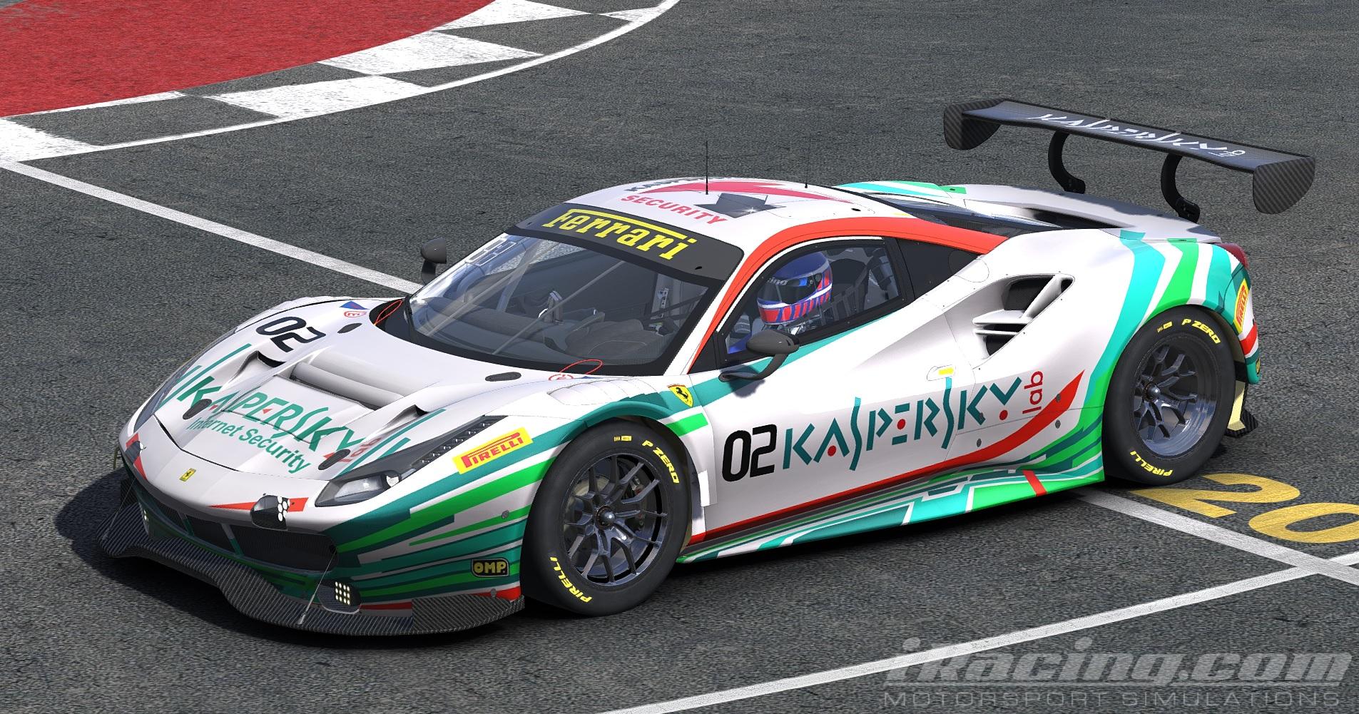 KASPERSKY Ferrari 488 GT3 Spesh thanks to Justin S Davis also for his ...