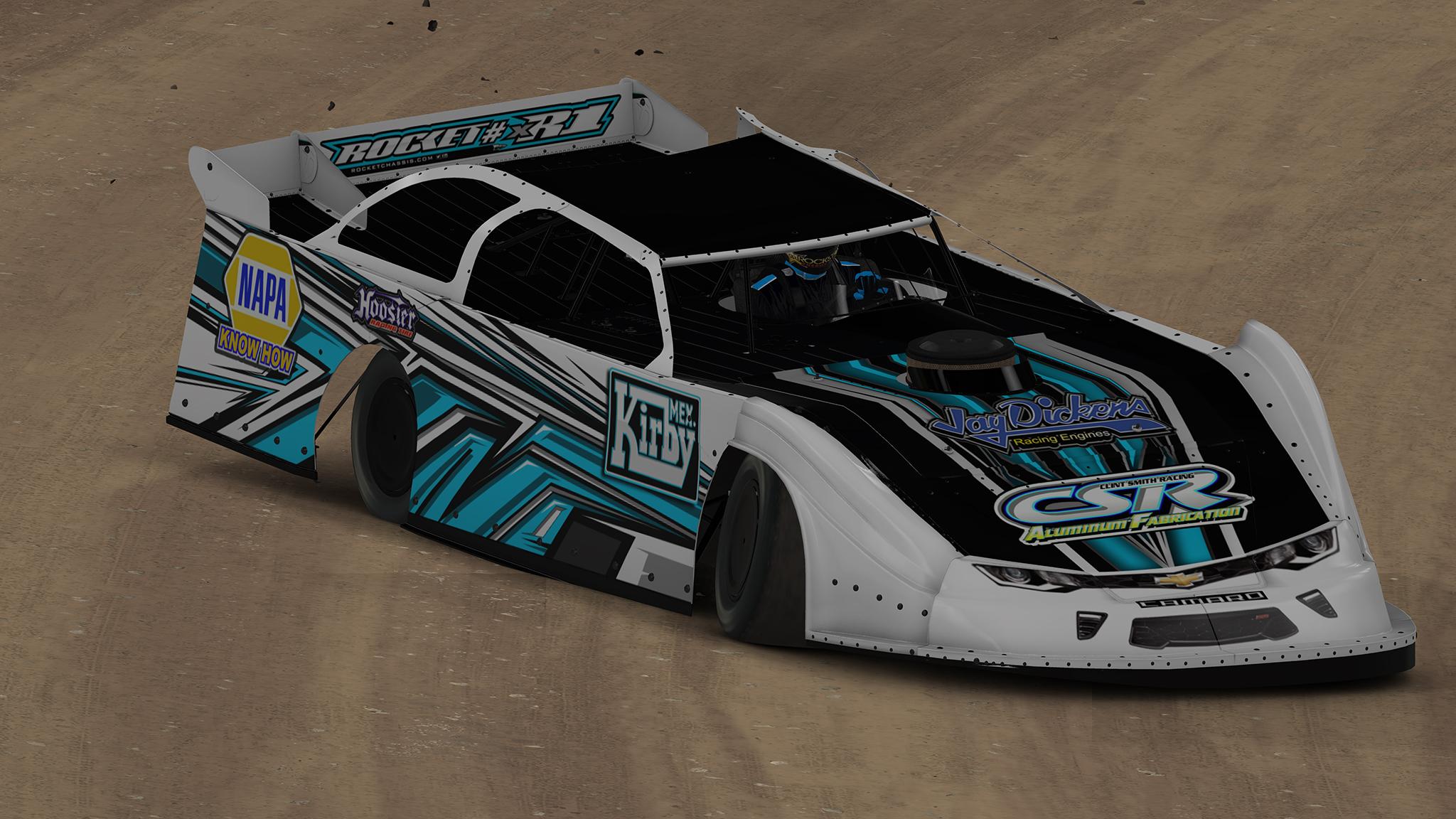 Dirt Late Model by Zach Leonhardi Trading Paints