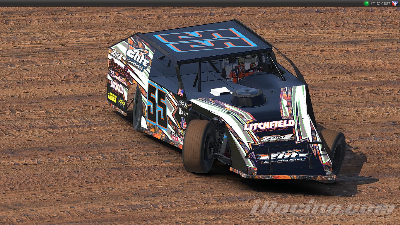 Elite Chassis Dirt Modified by Jake Boyer - Trading Paints