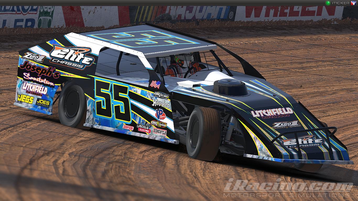 Elite Chassis Dirt Modified v4 by Jake Boyer - Trading Paints