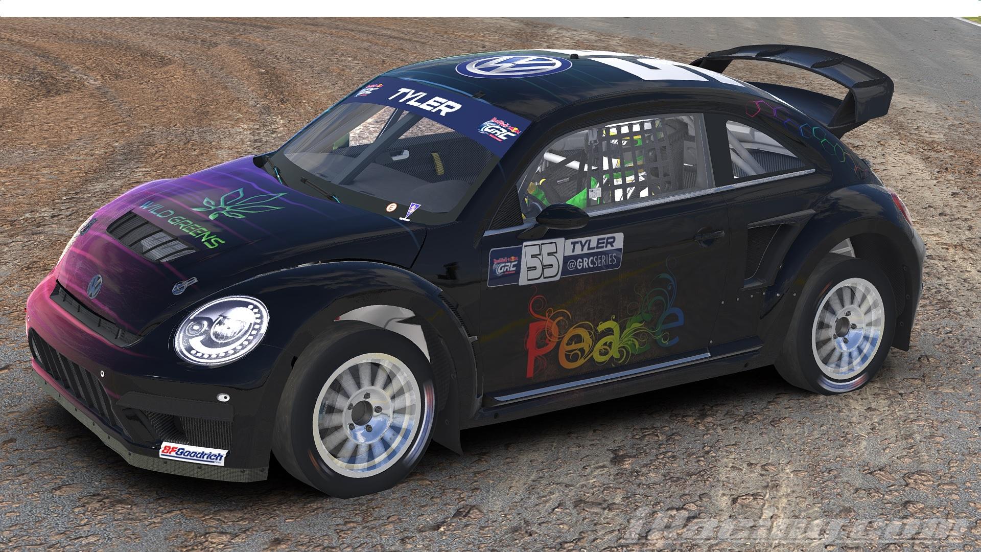 VW Beetle GRC Rainbow fade to black by Jason Tyler2 - Trading Paints