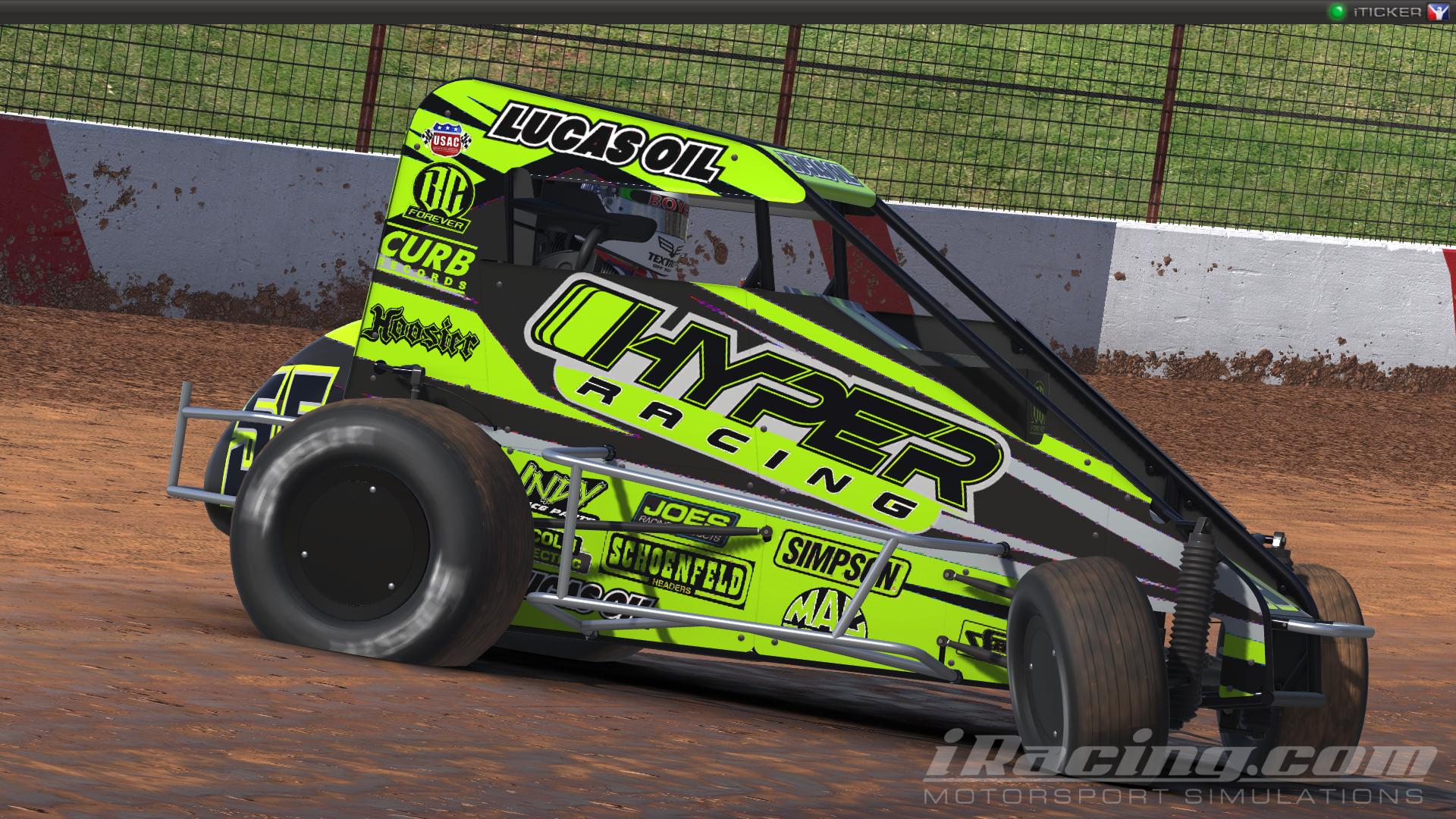 Hyper Racing Dirt Midget by Jake Boyer - Trading Paints