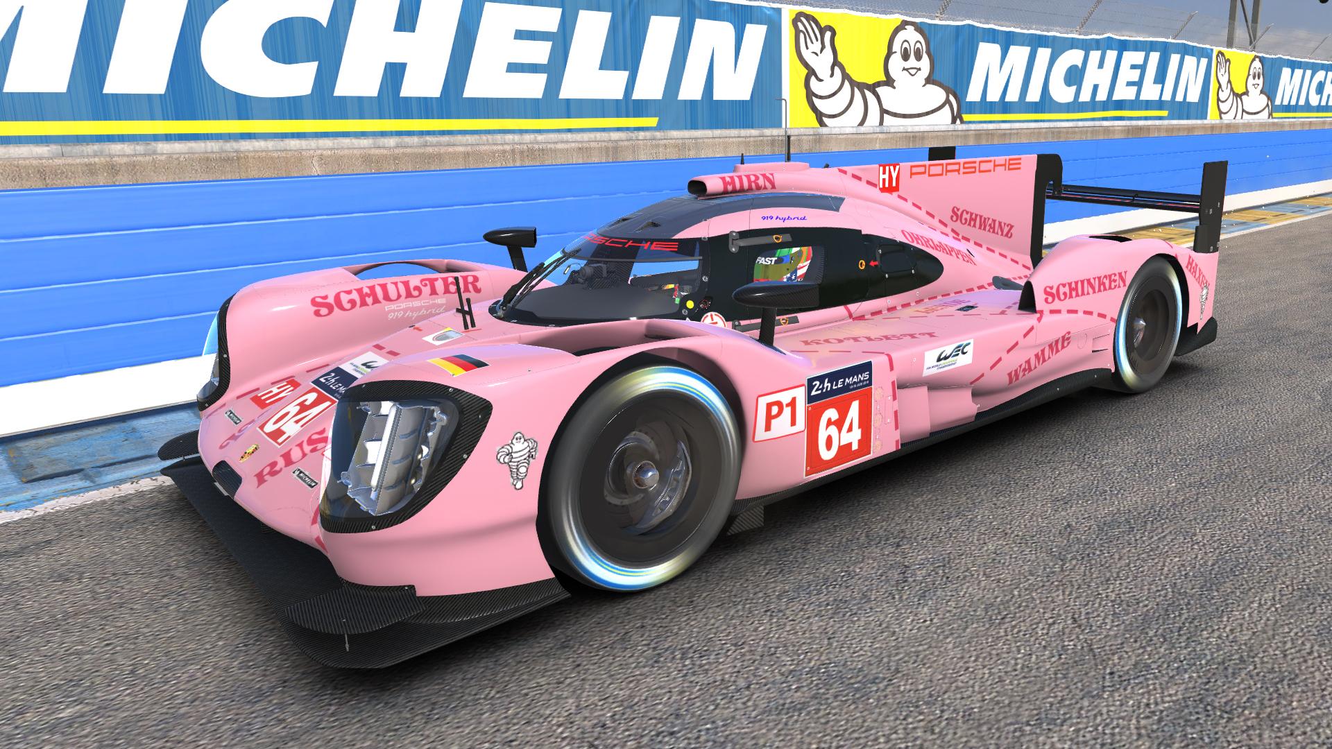 Porsche pink pig