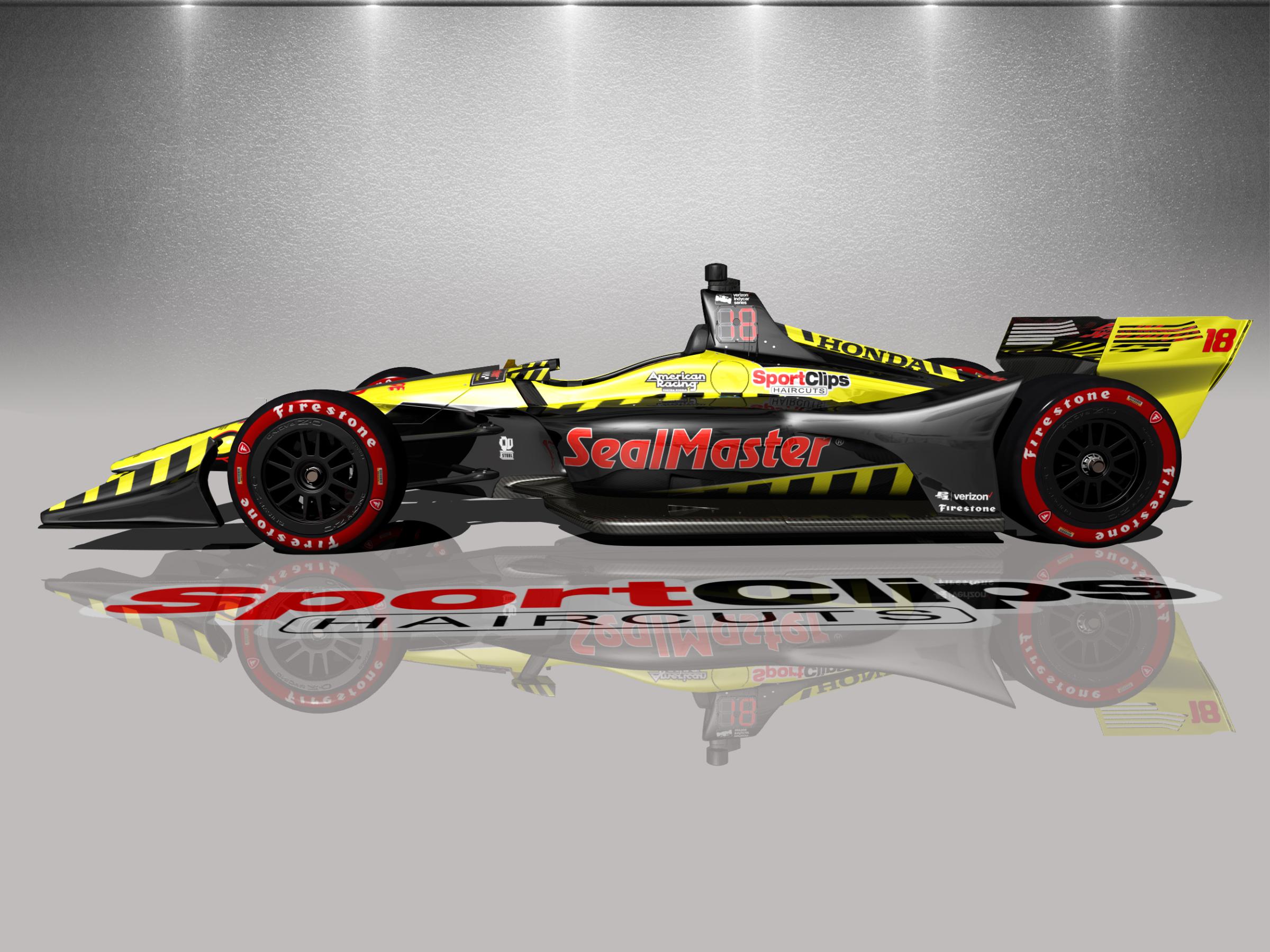 SealMaster Dallara IR18 by Aldo Falla - Trading Paints