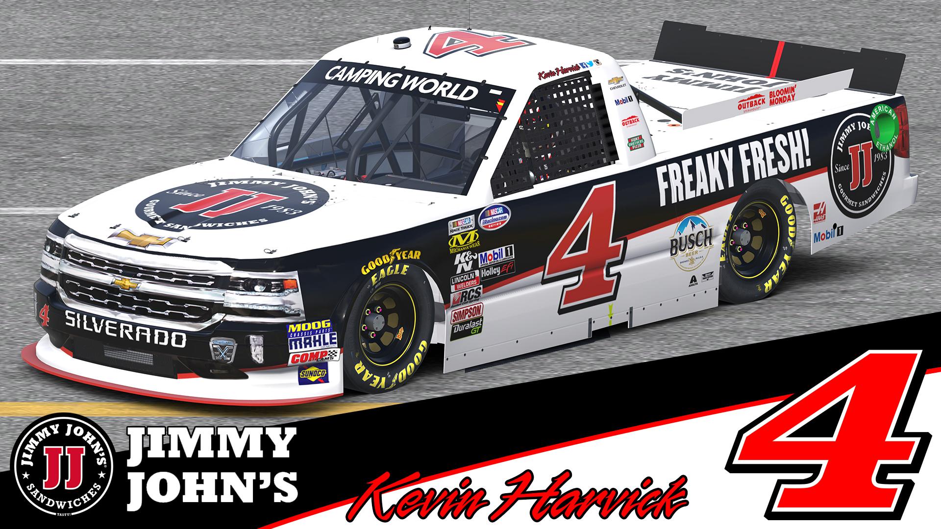 kevin harvick jimmy john's shirt