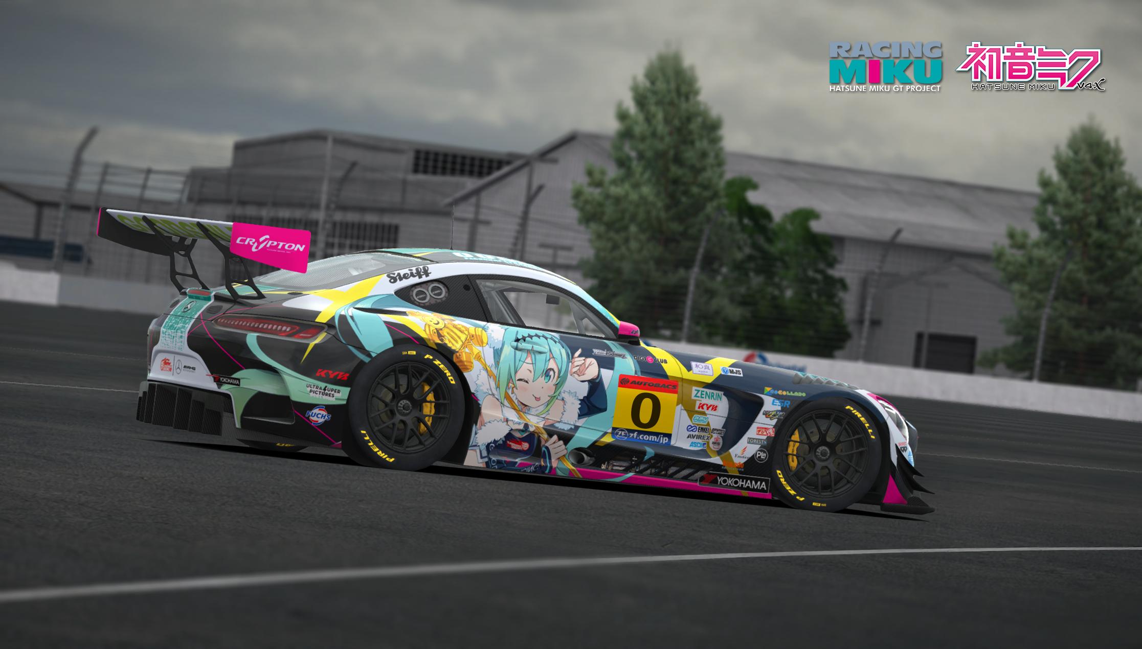 #0 Goodsmile Racing Miku Mercedes AMG (2018 Super GT) [Itasha] by ...