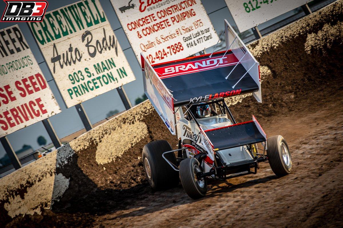 Kyle Larson #57 Brandt Finley Farms Special 2018 World of Outlaws ...