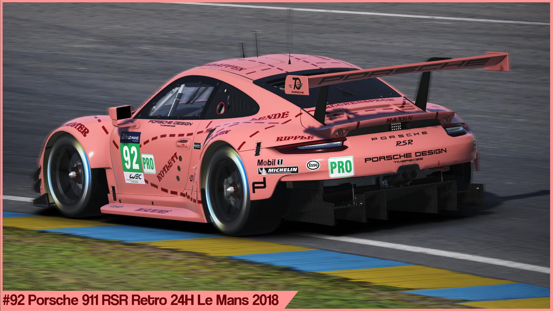 Porsche 911 RSR 2019