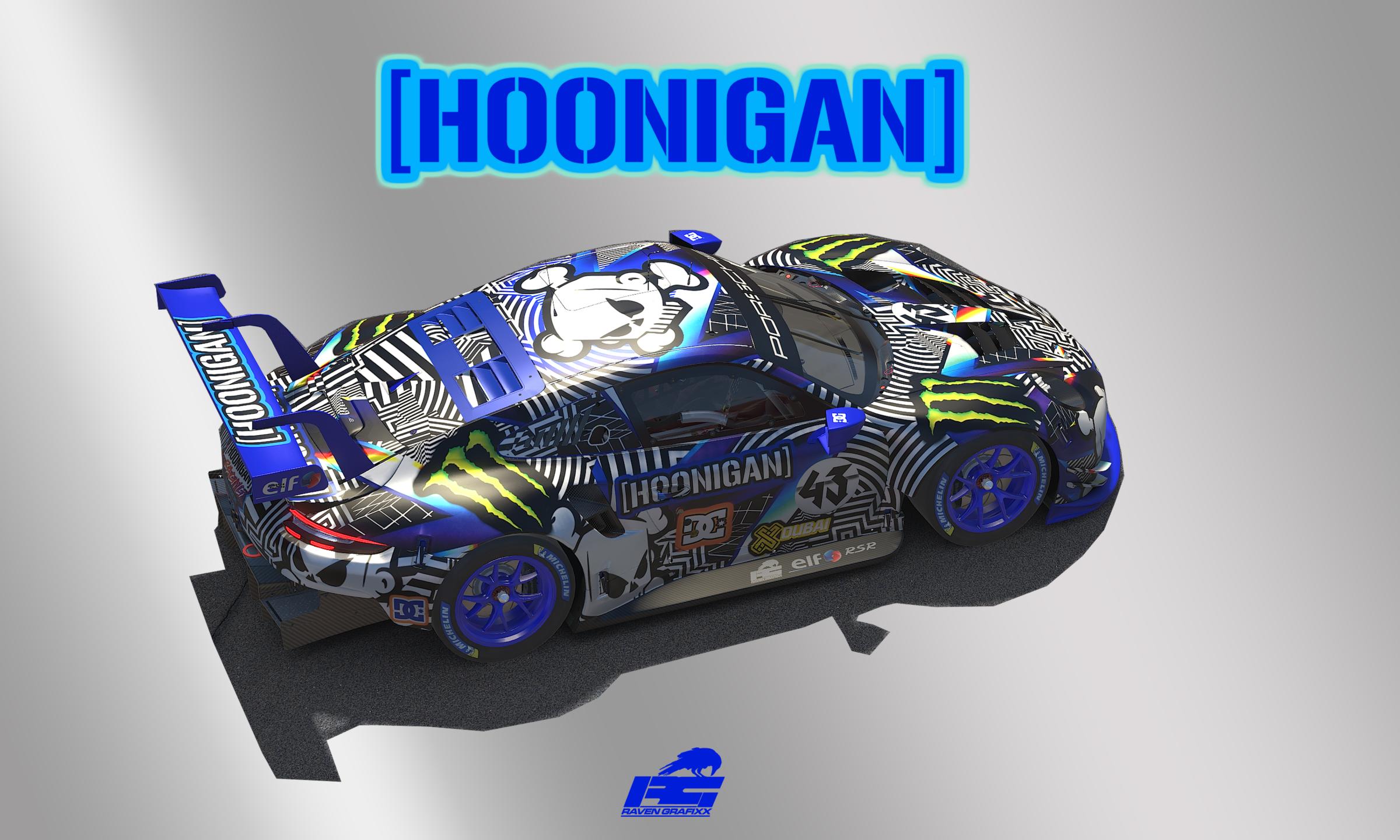 Hoonigan Porsche 911 RSR by Doyle Lowrance - Trading Paints