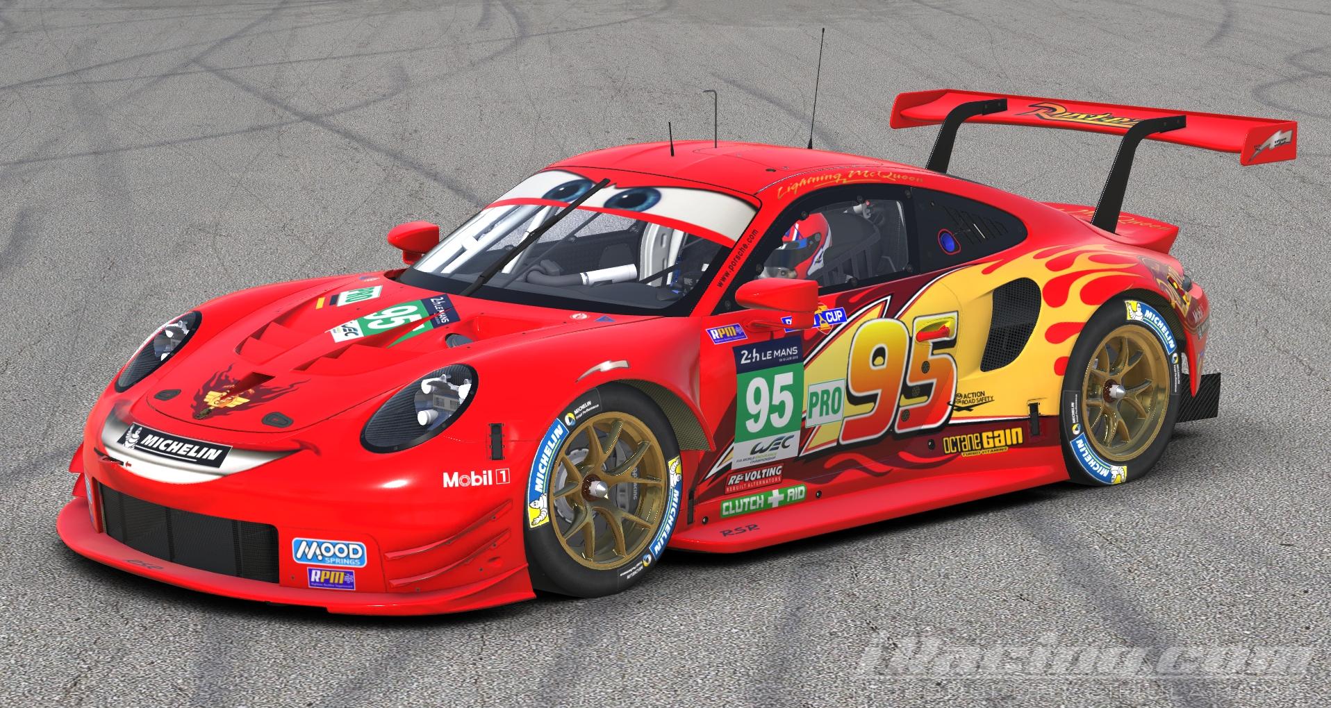 Lightning Mcqueen Porsche 911 Rsr By Don Craig Trading Paints