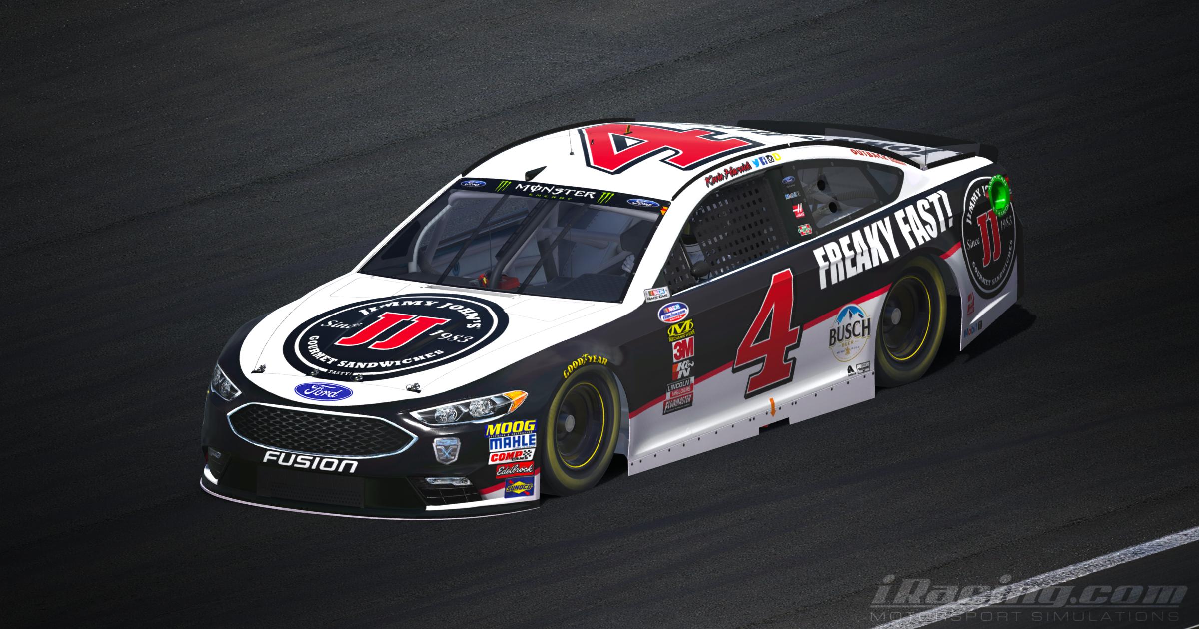 kevin harvick jimmy john's shirt