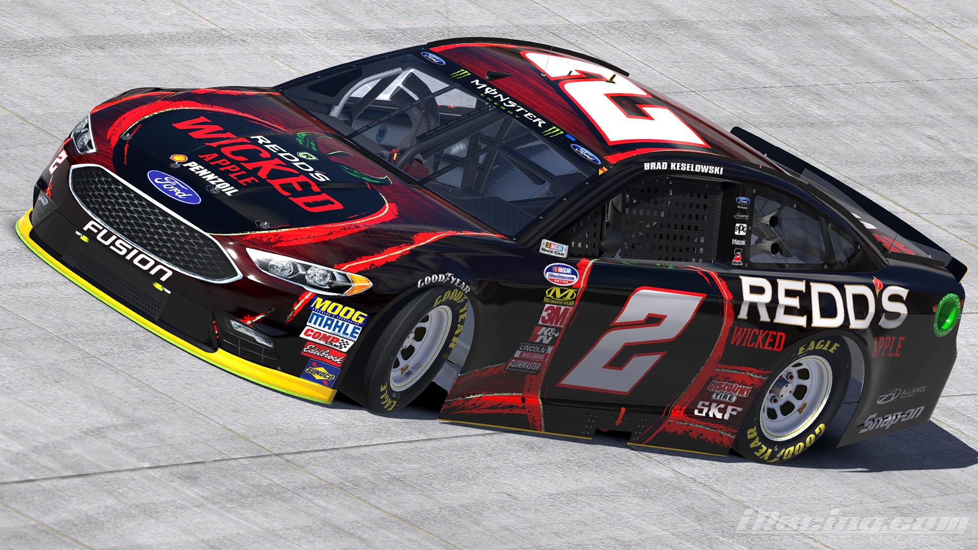 2014 Brad Keselowski - Redds Wicked Apple | Geico 500 by Justin Rowden ...