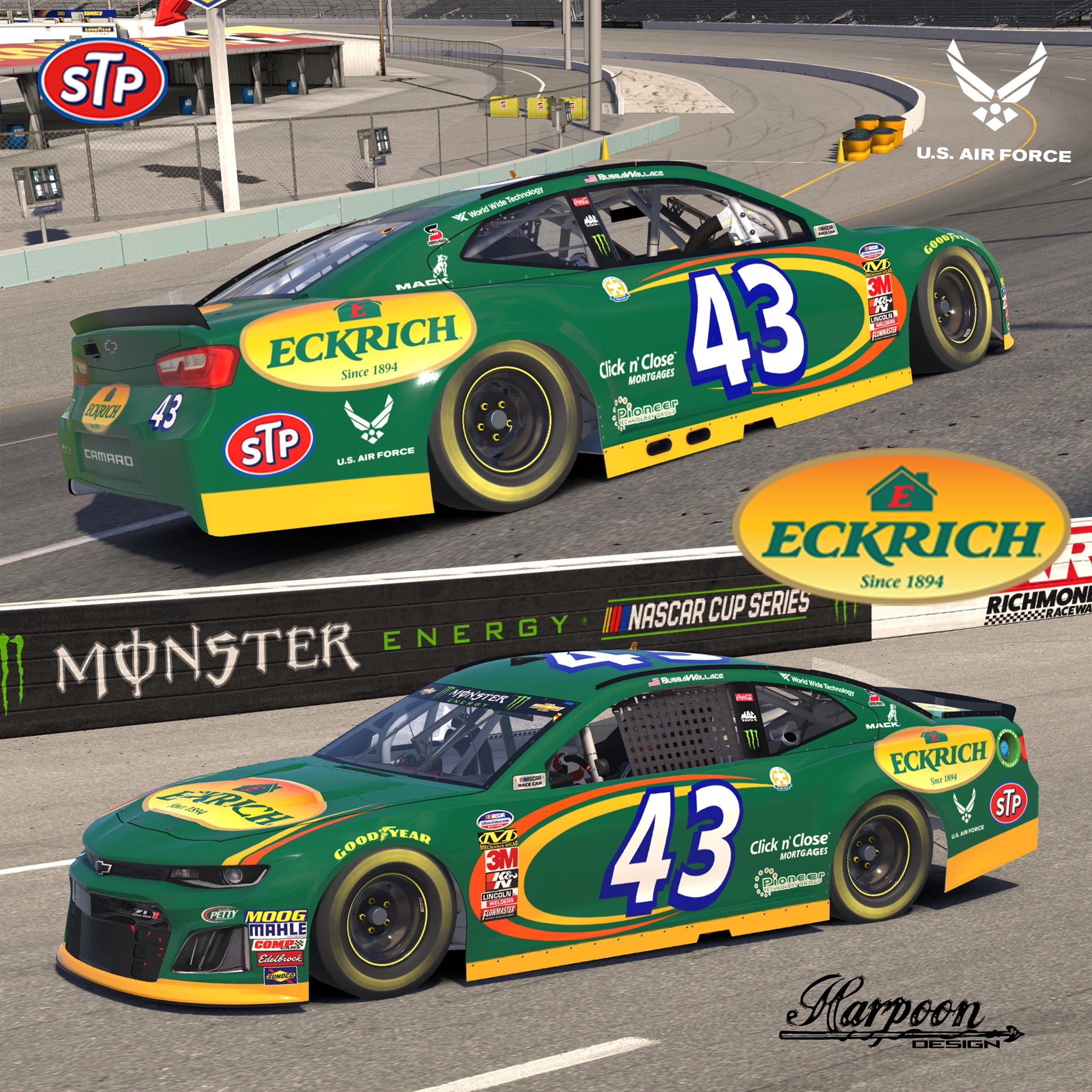 2018 Bubba Wallace Eckrich Camaro by Brantley Roden - Trading Paints