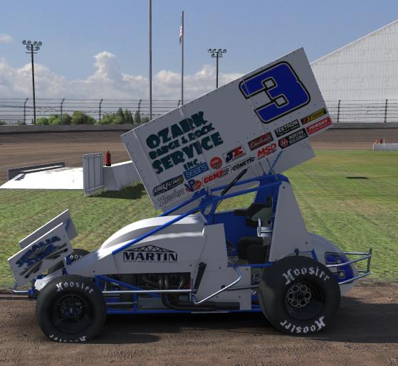 Midwest Sprint Invaders Aryton Gennetten #3 by Brody C. - Trading Paints