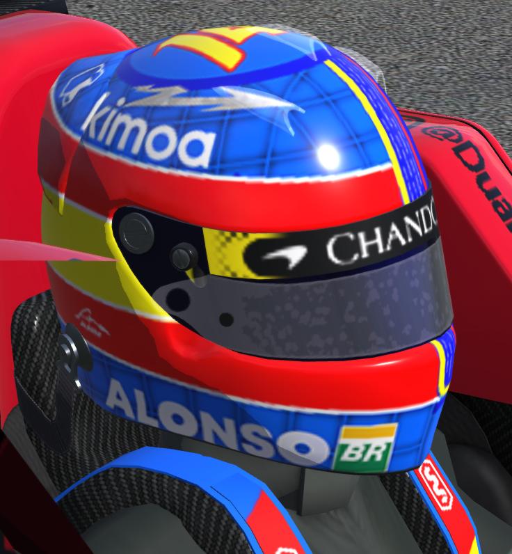 Fernando Alonso Special Helmet by Eugenio Stanislav - Trading Paints