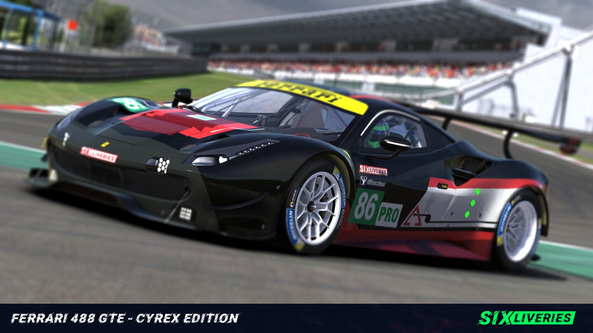 Ferrari 488 GTE - Cyrex Edition - #SixLiveries by Julien Boute ...