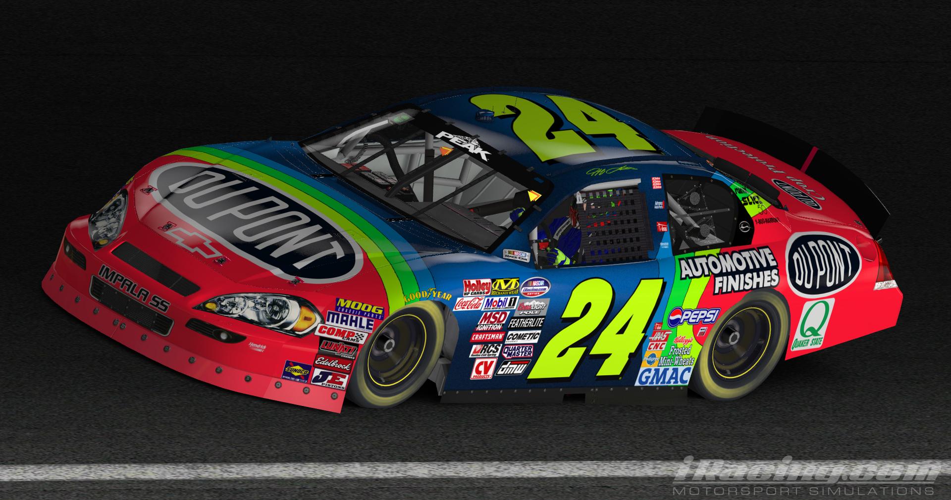 Jeff Gordon 1998 K&N Rainbow by Dustin Winegardner - Trading Paints