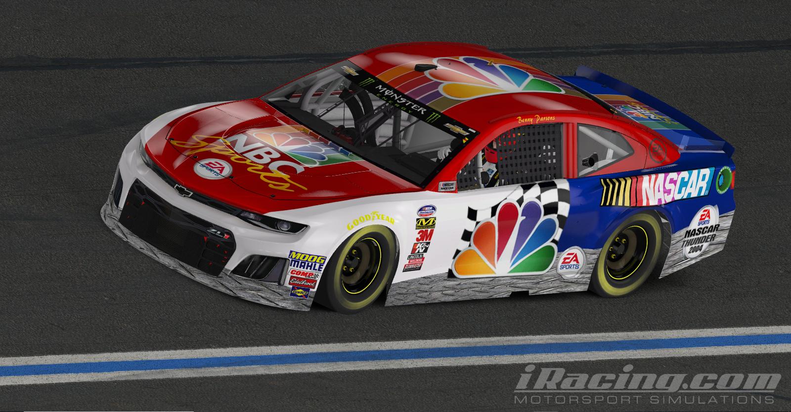 nascar thunder 2004 nbc benny parsons by aly osman trading paints nascar thunder 2004 nbc benny parsons