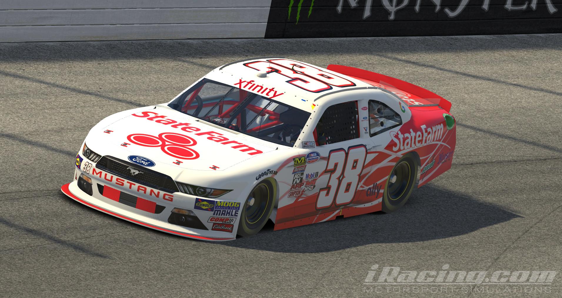 Fictional Mustang Xfinity Statefarm Scheme By Davie Hendricks - Trading 