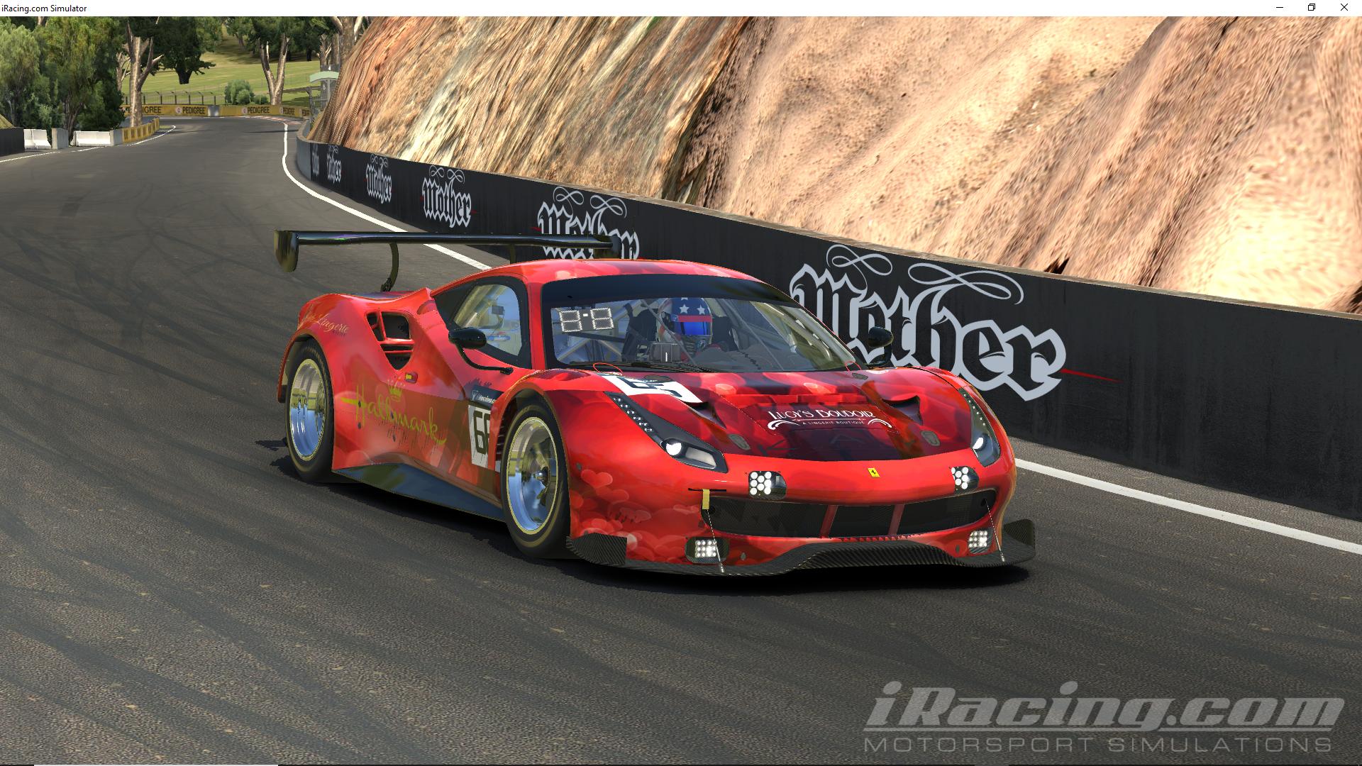 Valentine Ferrari 488 GT3 by Scott Leitner2 - Trading Paints