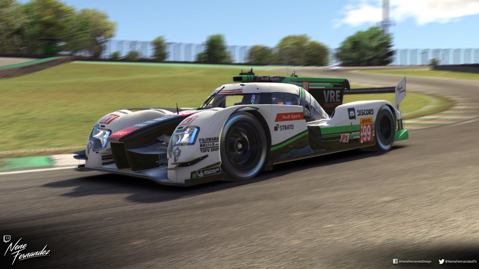 VRE Audi R18 - Green by Alejandro Fernandez Vega - Trading Paints