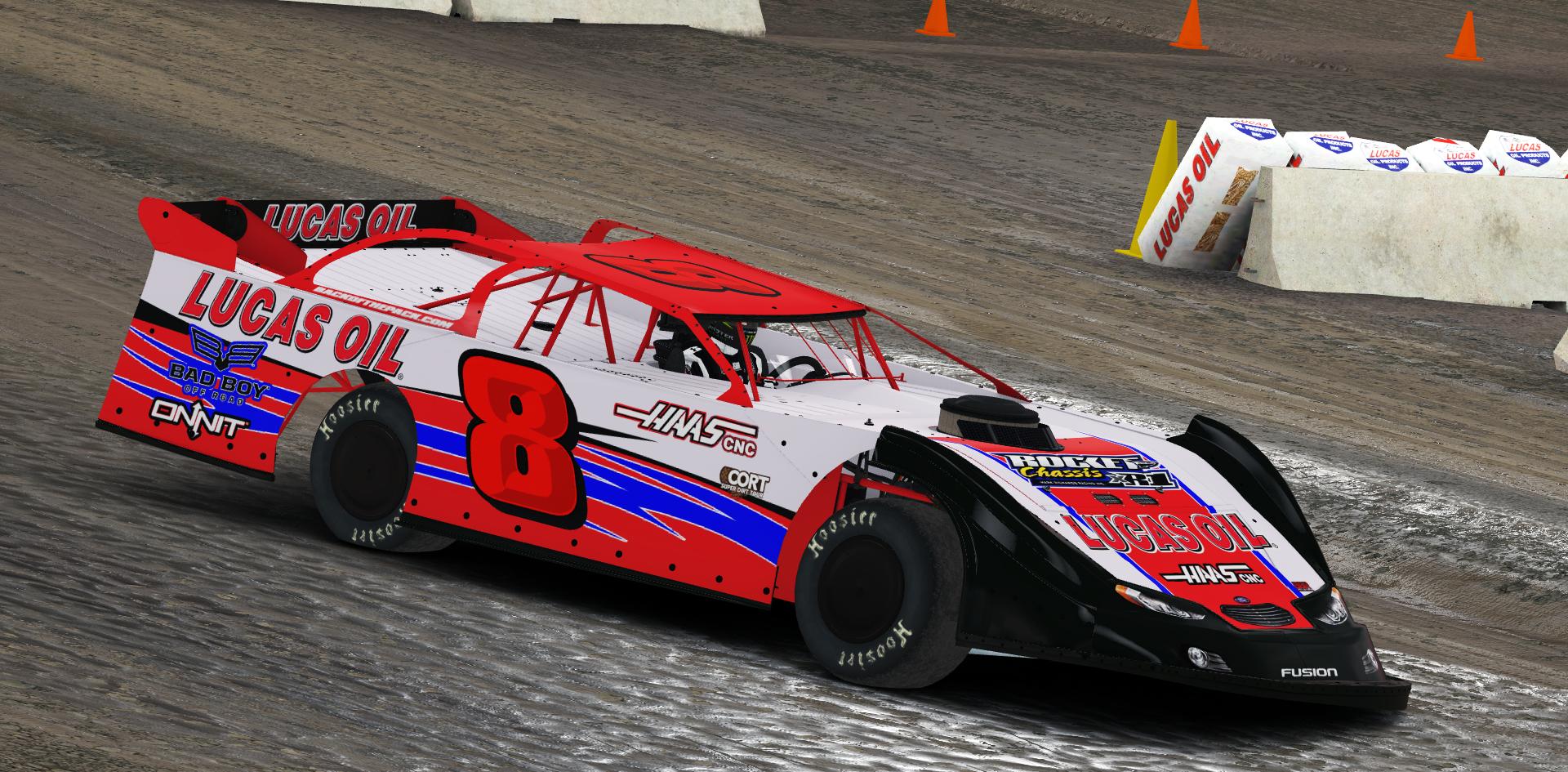 Lucas Oil Dirt Late Model by Brett B. Trading Paints