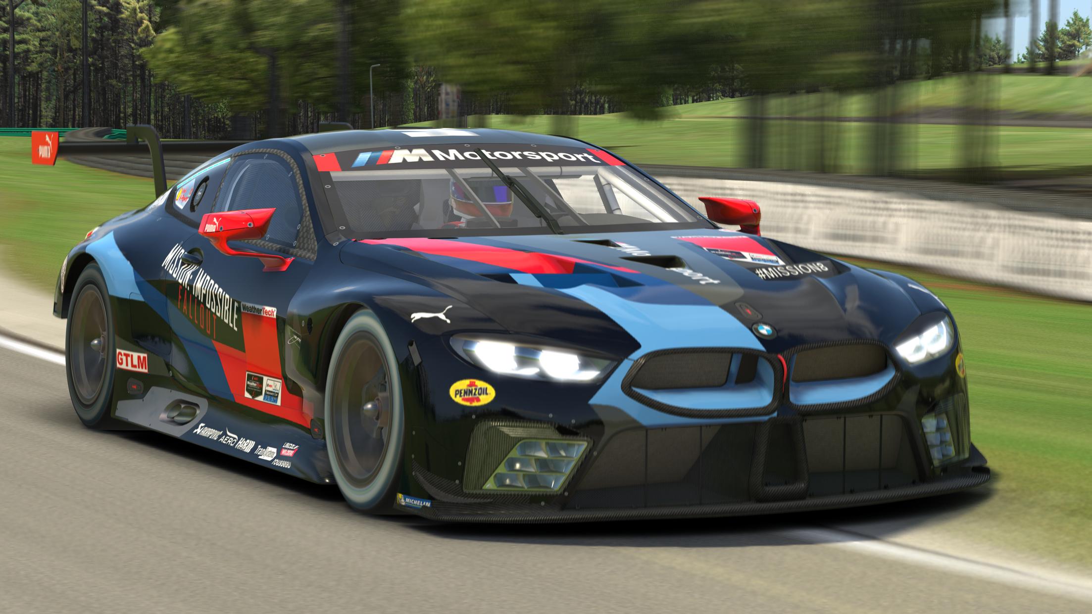 Black #24 RLL M8 GTLM Livery - IMSA by Andrew Fawcett - Trading Paints