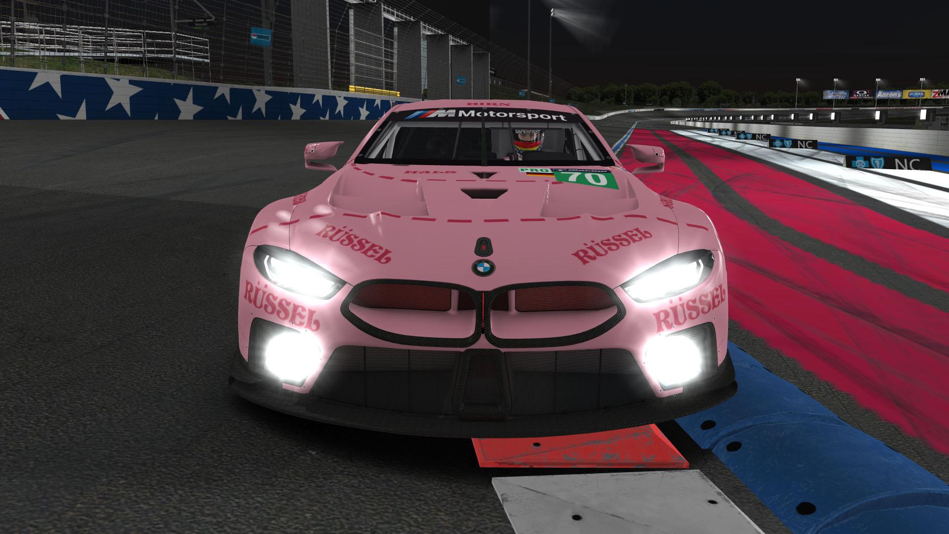 Pink Pig BMW M8 GTE by Bill Krause - Trading Paints