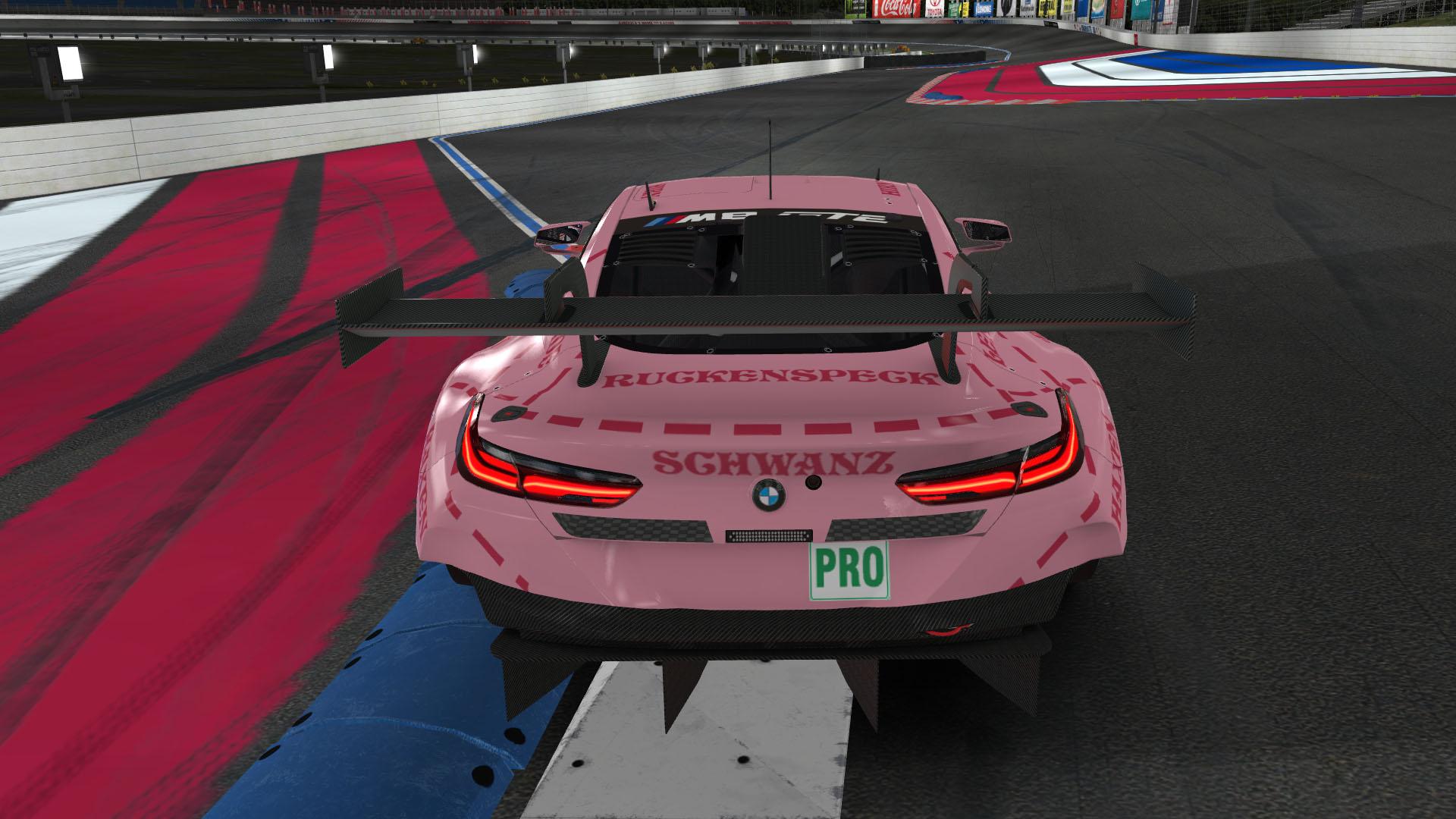 Pink Pig BMW M8 GTE by Bill Krause - Trading Paints