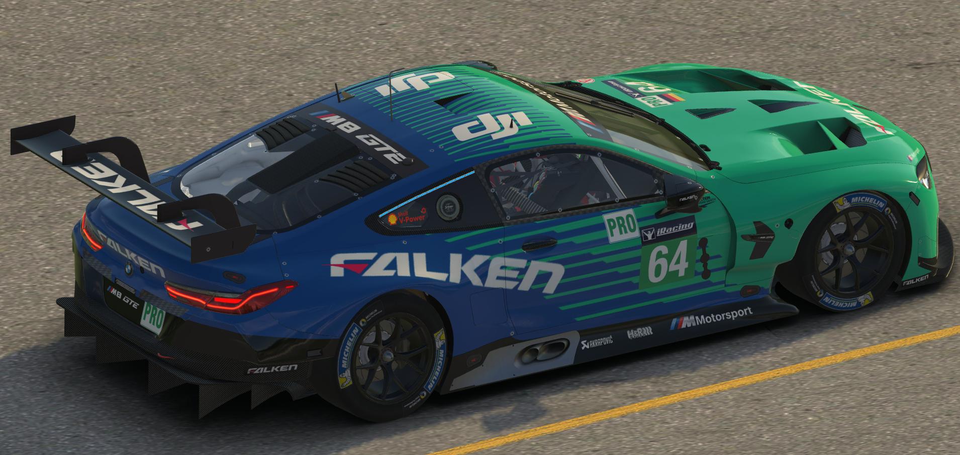 BMW M8 Falken by Remigio DiPasqua - Trading Paints