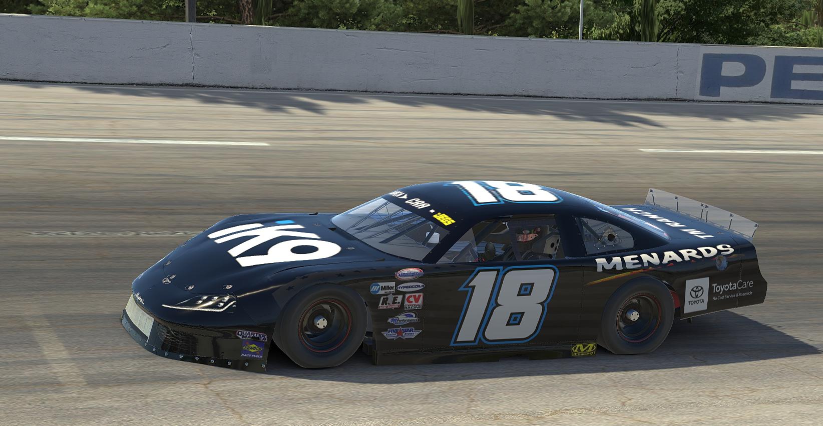 Fictional #18 KBM iK9 Supra Late Model by Echo Logan - Trading Paints