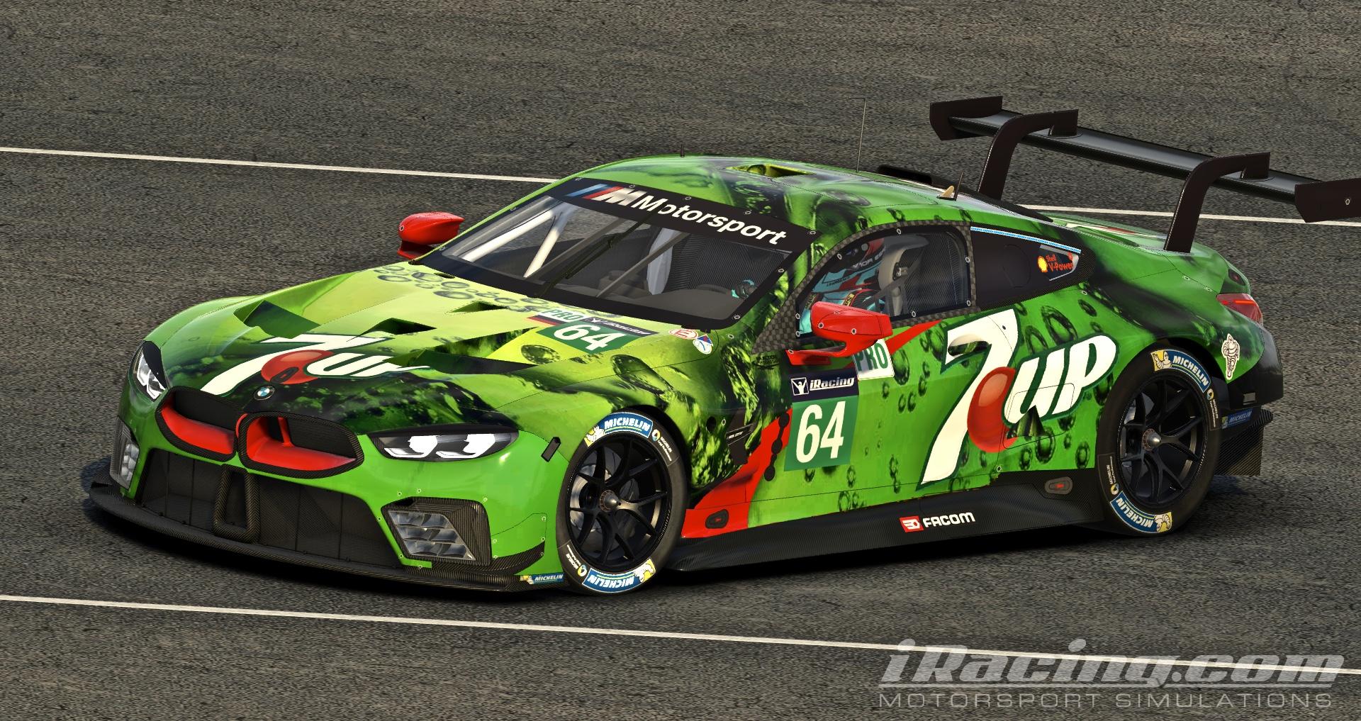 Bmw M8 Gte 7up By Geoffrey Collignon - Trading Paints