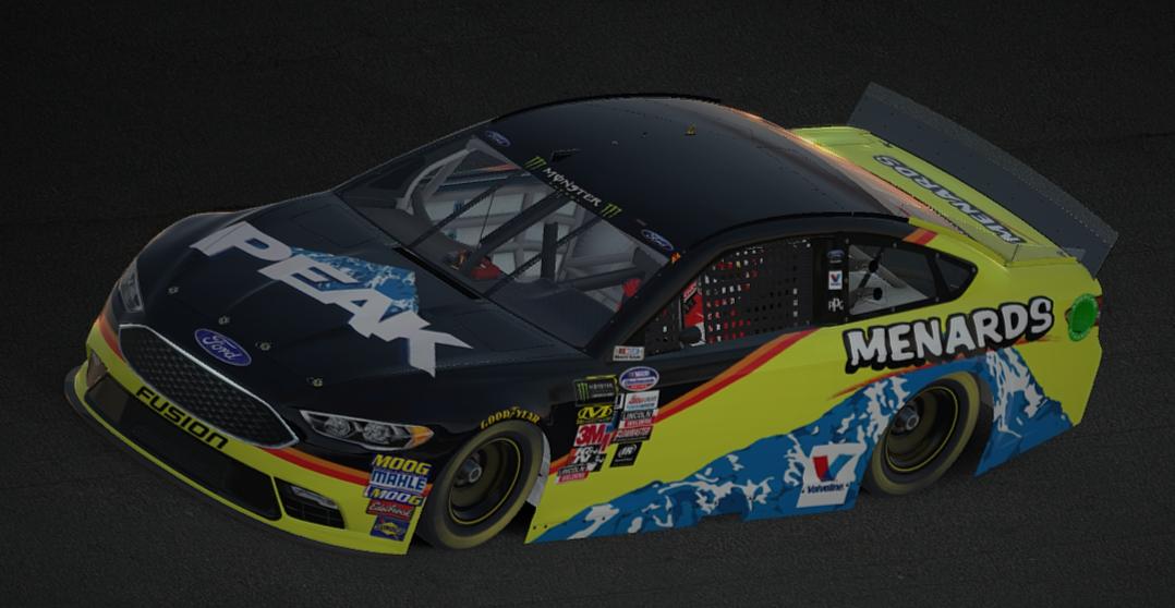 Peak / Menards NASCAR Ford Fusion FICTIONAL by Anthony Burroughs ...