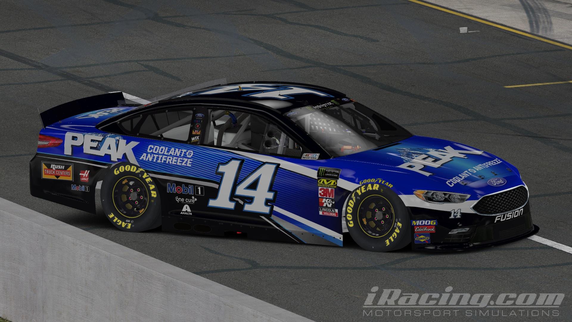 Clint Bowyer Peak Antifreeze 2019 (Ford Fusion) by Will Norton ...