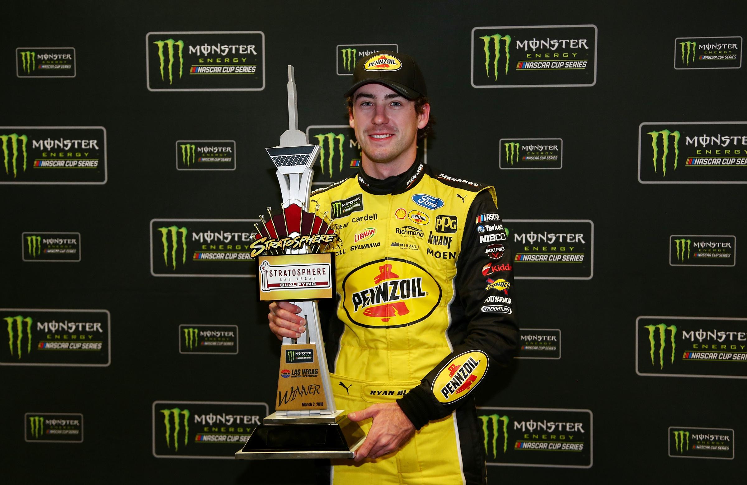 Ryan Blaney #12 Pennzoil/Menards 2019 Monster Energy NASCAR Cup Series ...