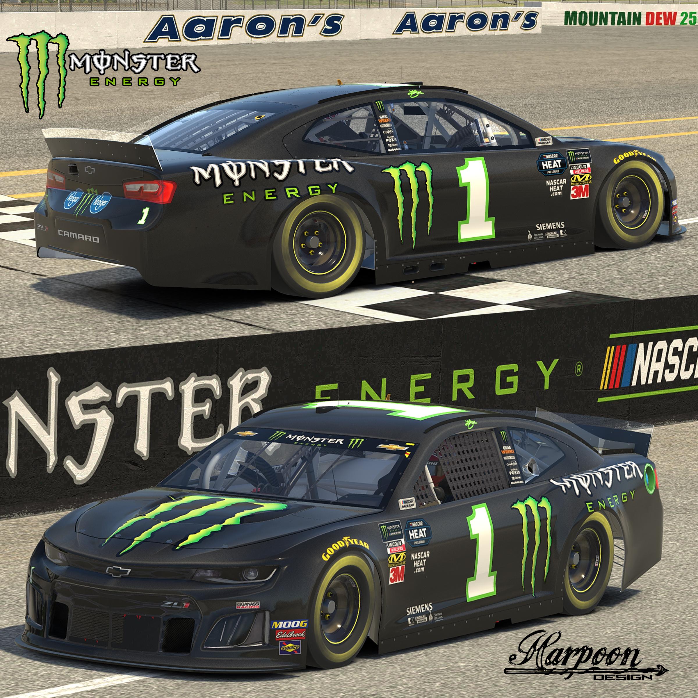 kurt busch monster energy shirt