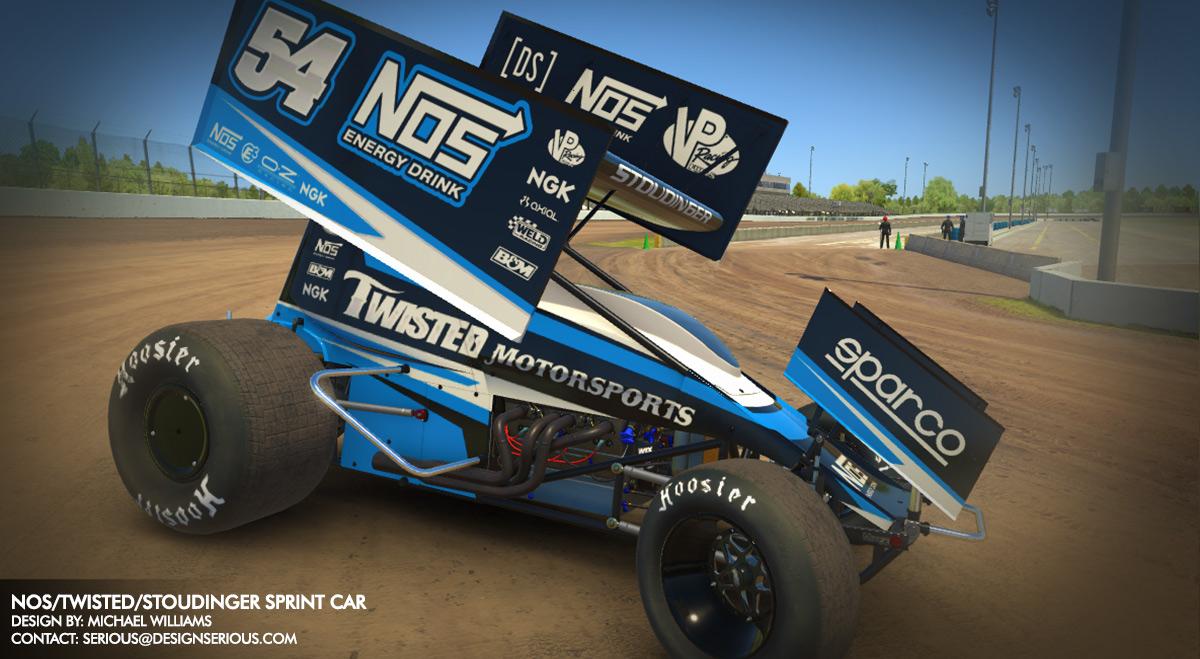 NOS/Twisted/Stoudinger Winged Sprint Car by Michael F Williams