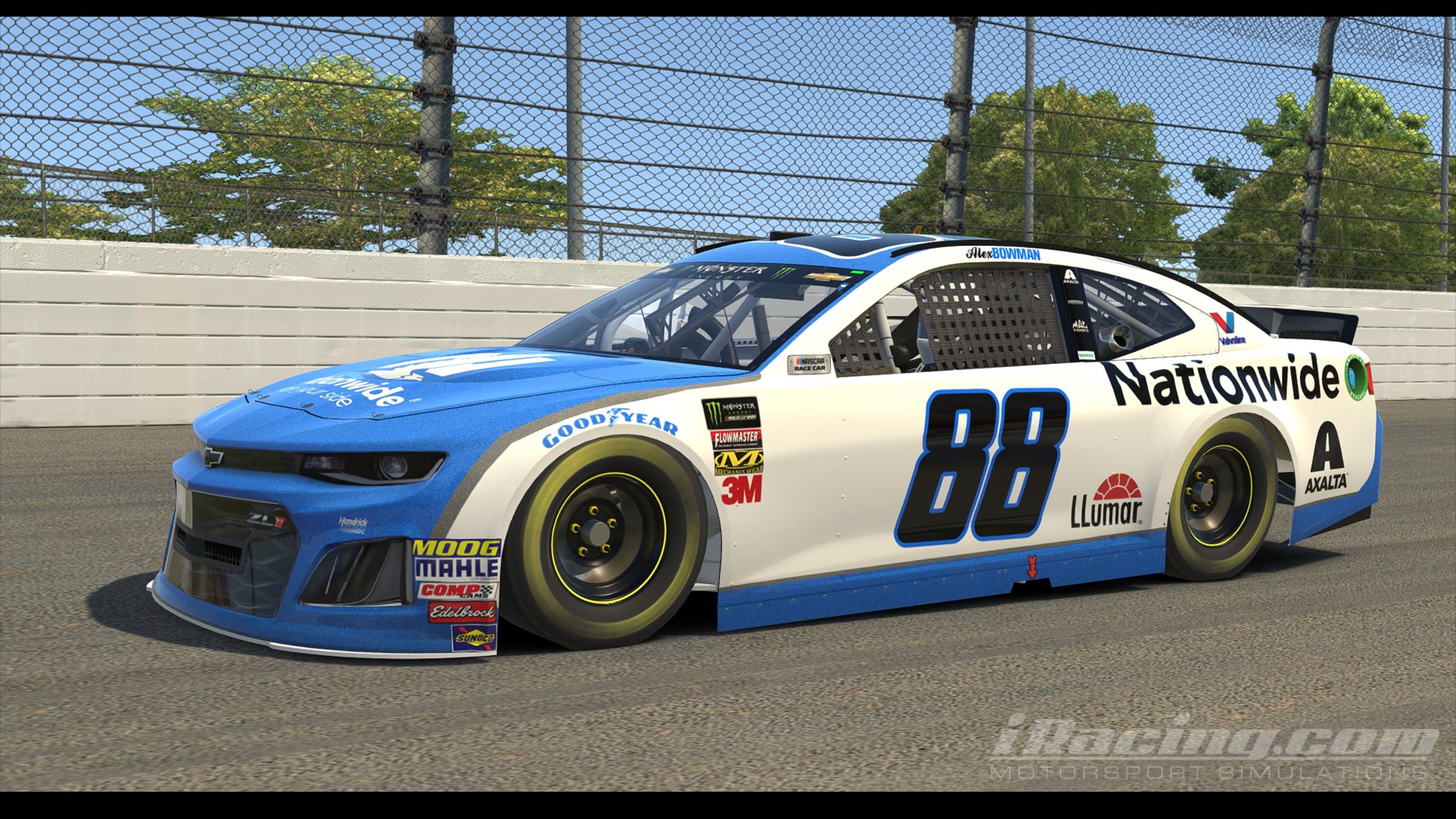 2019 Alex Bowman Nationwide *Updated* by Thomas Sink - Trading Paints