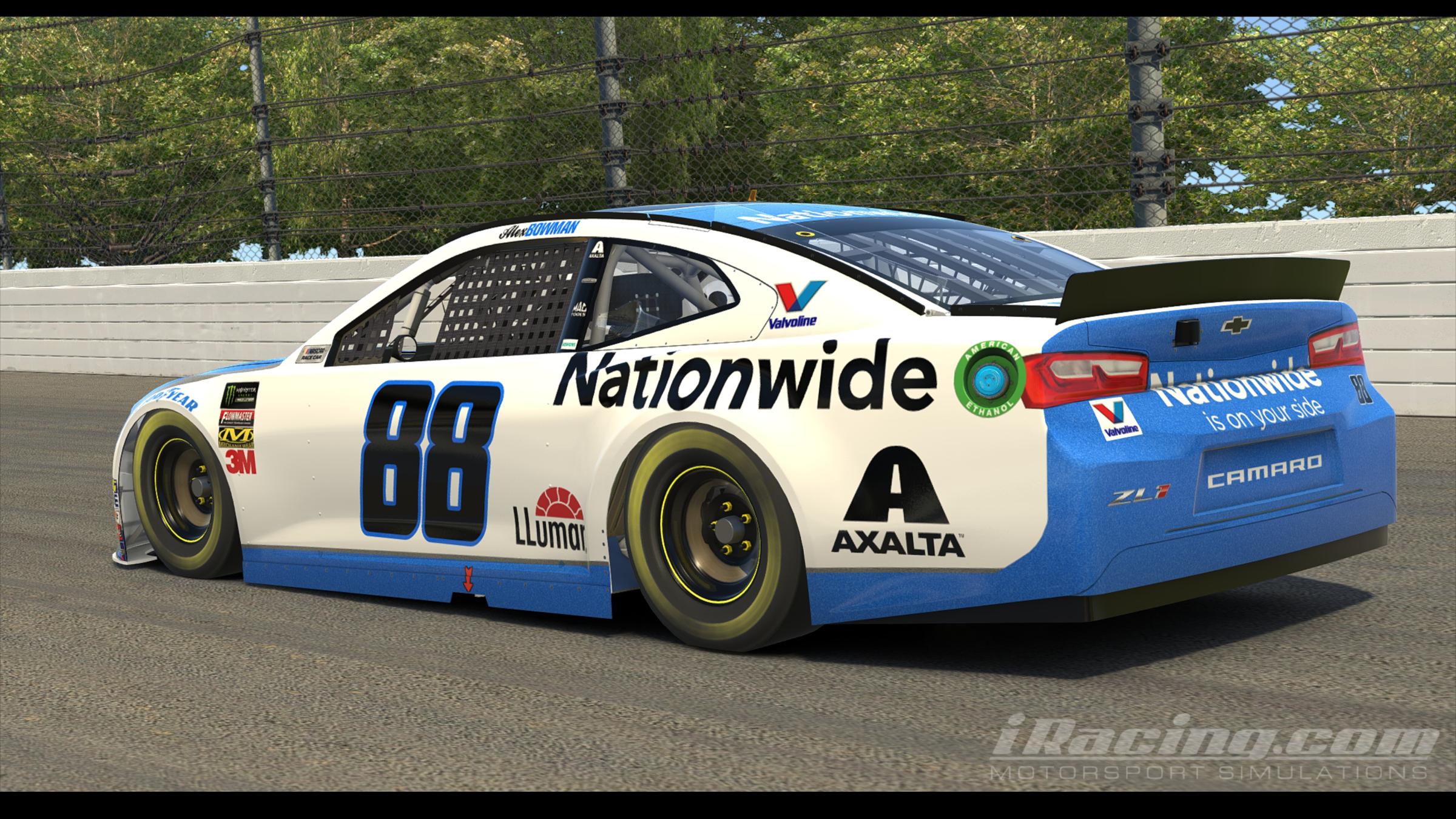 2019 Alex Bowman Nationwide W/ Numbers by Thomas Sink - Trading Paints